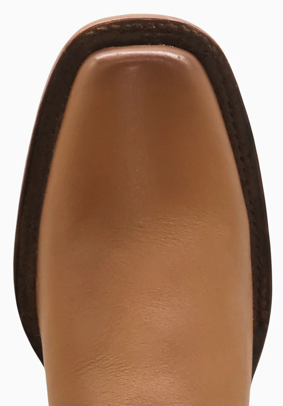 Women´s Silverton Shania All Leather Square Toe Short Boots-Honey