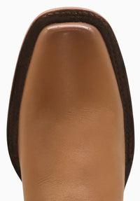 Women´s Silverton Shania All Leather Square Toe Short Boots-Honey