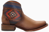 Women´s Silverton Shania All Leather Square Toe Short Boots-Honey