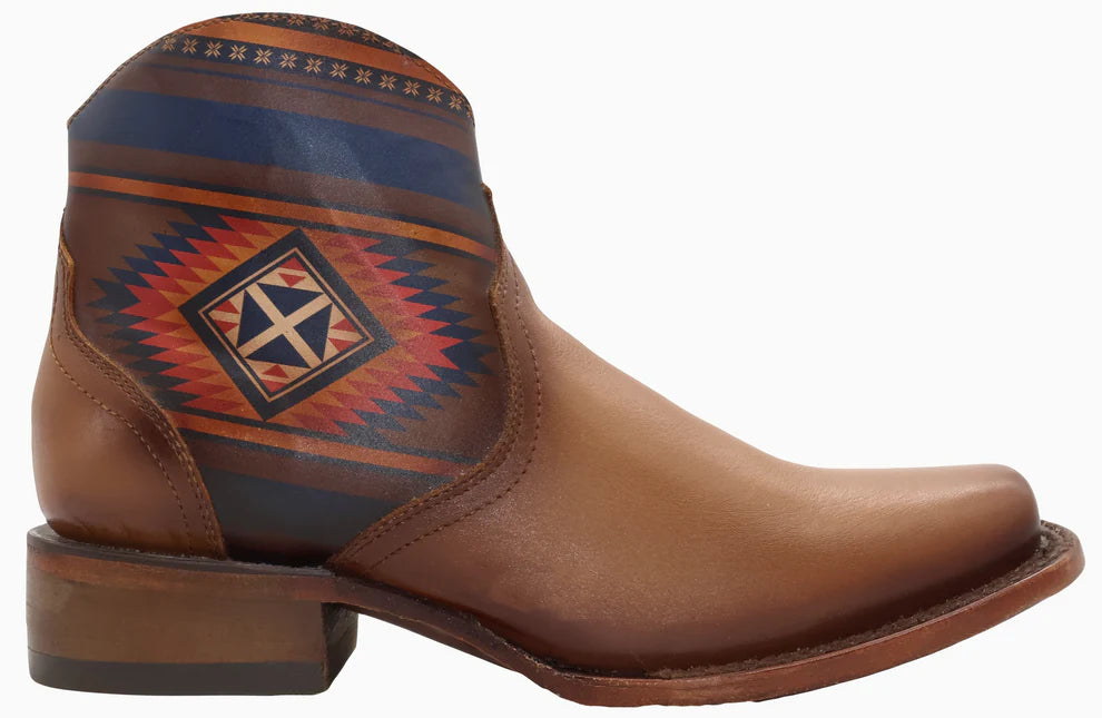 Women´s Silverton Shania All Leather Square Toe Short Boots-Honey