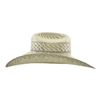 Men’s Tombstone 30X Johnson Style Bicolor Western Cowboy Shantung Straw Hat