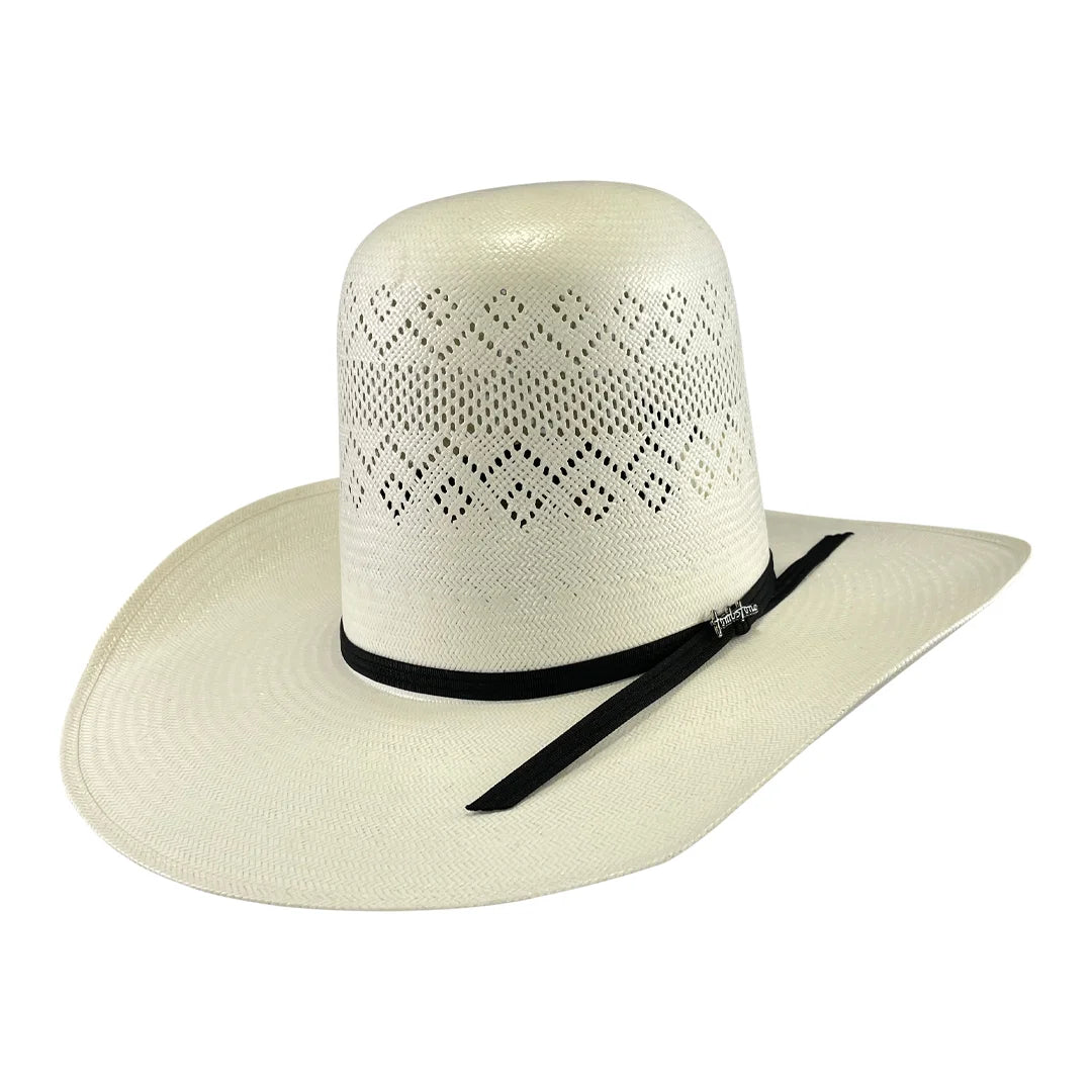 Tombstone 30X Open Crown 7558 Style Western Cowboy Shantung Straw Hat