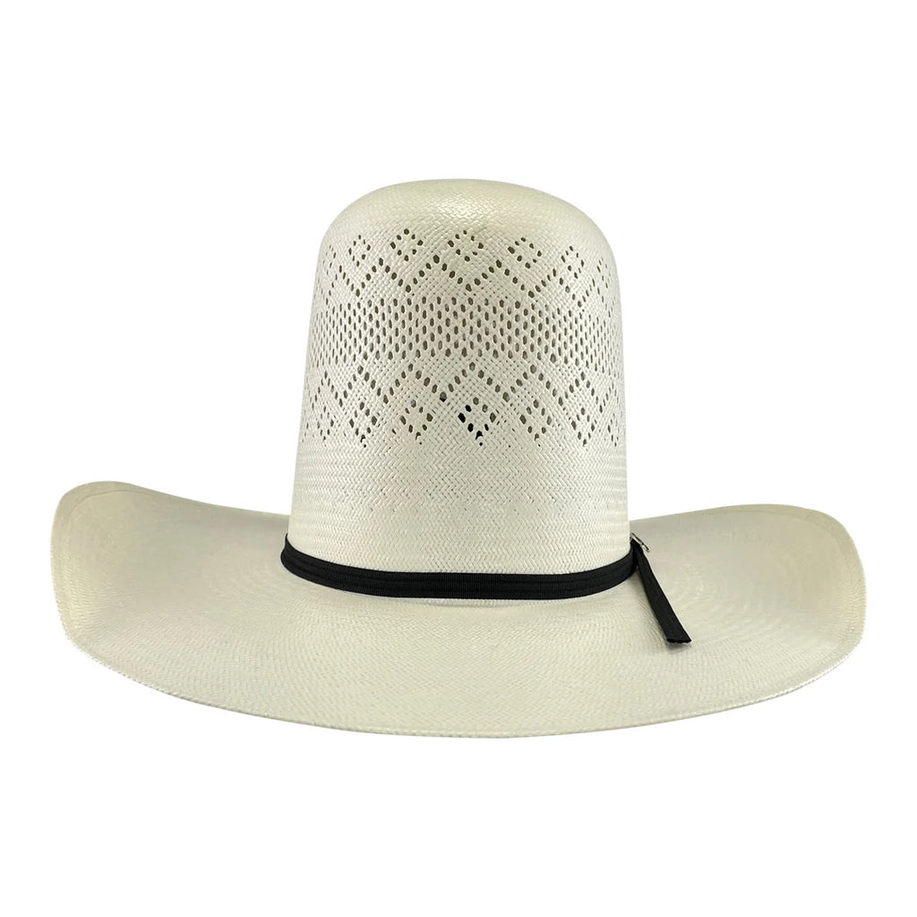 Tombstone 30X Open Crown 7558 Style Western Cowboy Shantung Straw Hat