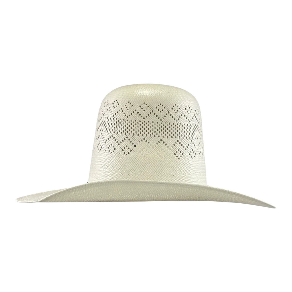 Tombstone 30X Open Crown 7558 Style Western Cowboy Shantung Straw Hat