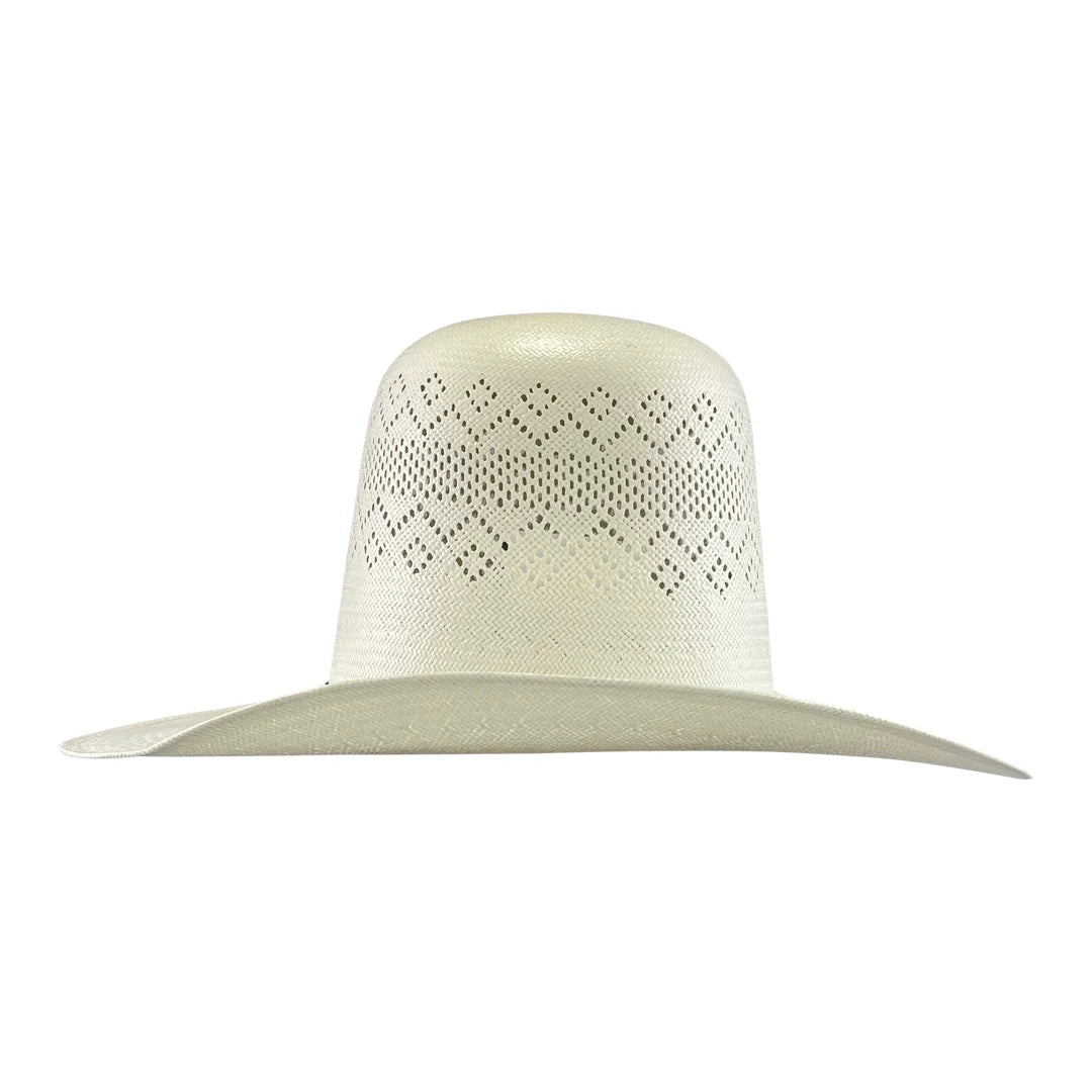 Tombstone 30X Open Crown 7558 Style Western Cowboy Shantung Straw Hat