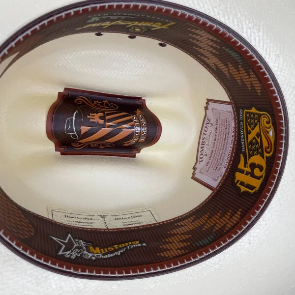 Sombrero Tombstone 15X Mustang Style Western Cowboy Straw Hat