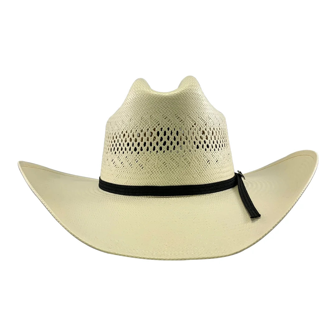 Men’s Tombstone 30X Mustang 3056 Style Vented Western Cowboy Shantung Straw Hat