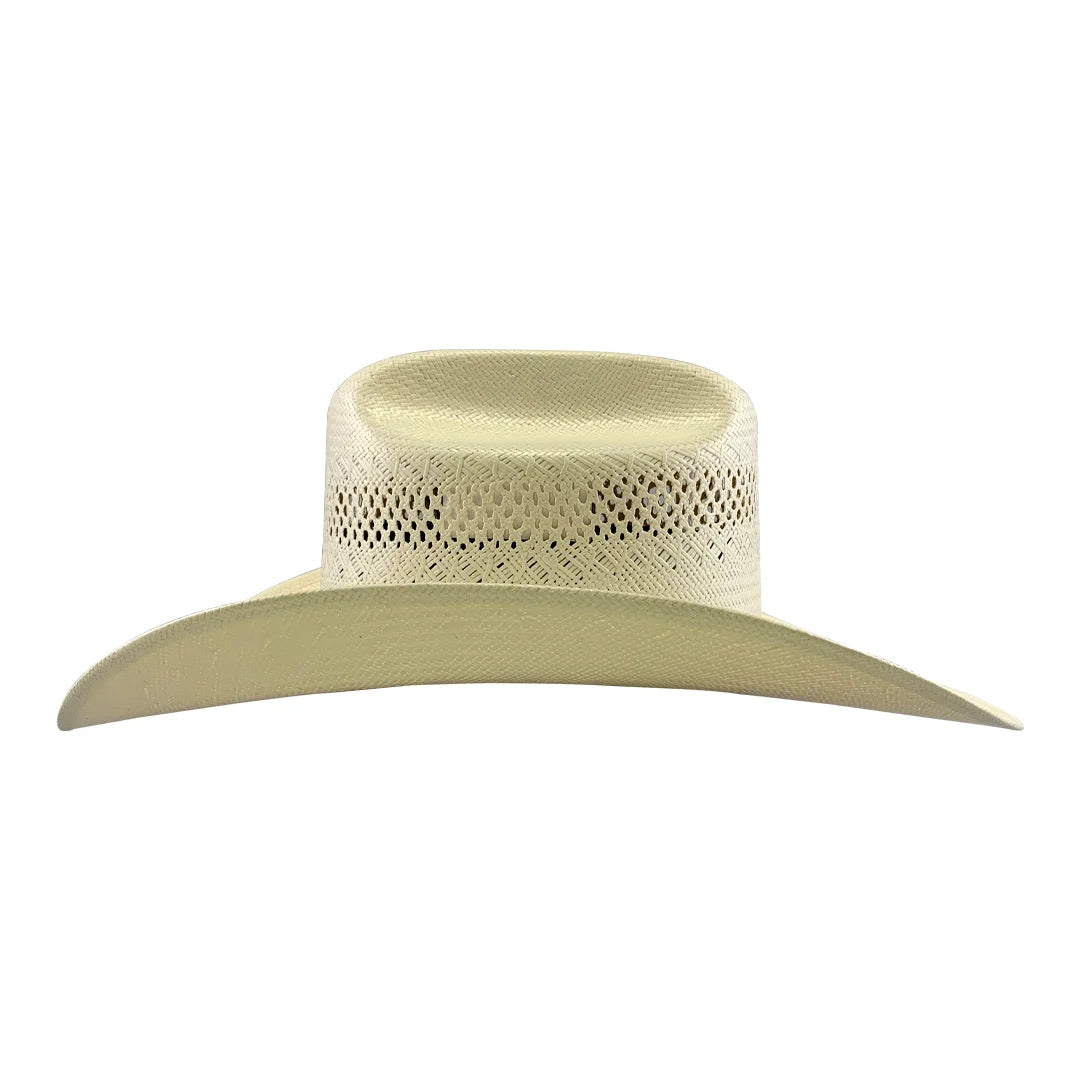 Men’s Tombstone 30X Mustang 3056 Style Vented Western Cowboy Shantung Straw Hat