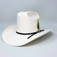 Cuernos Chuecos 100X Durango Style Western Cowboy Shantung Straw Hat