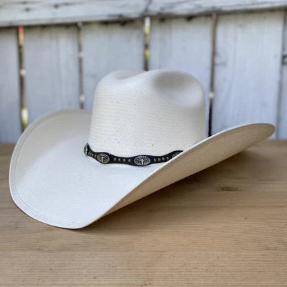 Cuernos Chuecos 150X Marlboro Style (Oscar) Western Cowboy Shantung Straw Hat