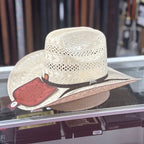 Tombstone Sonora Sisal Quarter Horse Style Western Cowboy Shantung Straw Hat