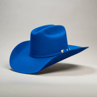 Men’s Rodeo Cartie JB 50X Texas Style Texana Cowboy Felt Hat - Blue