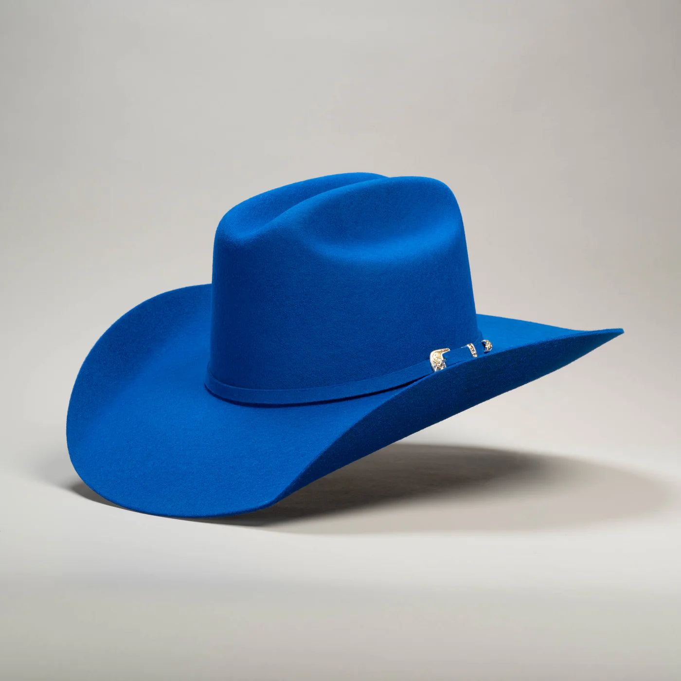 Men’s Rodeo Cartie JB 50X Texas Style Texana Cowboy Felt Hat - Blue