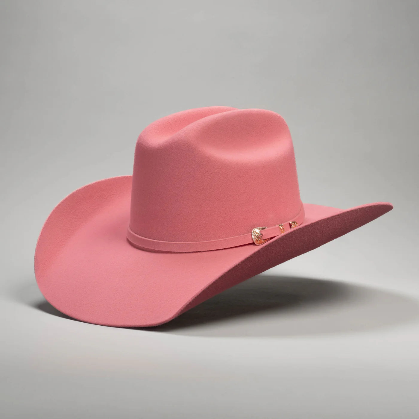 Men’s Rodeo Cartie JB 50X Texas Style Texana Cowboy Felt Hat - Pink