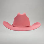 Men’s Rodeo Cartie JB 50X Texas Style Texana Cowboy Felt Hat - Pink
