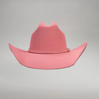 Men’s Rodeo Cartie JB 50X Texas Style Texana Cowboy Felt Hat - Pink