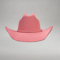 Men’s Rodeo Cartie JB 50X Texas Style Texana Cowboy Felt Hat - Pink