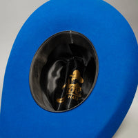 Men’s Rodeo Cartie JB 50X Texas Style Texana Cowboy Felt Hat - Blue