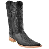 White Diamonds Men's Anteater Print 3X Toe Cowboy Boots – Black