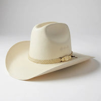 Tombstone 100X Sonora Style Western Cowboy Shantung Straw Hat - Tall Crown