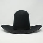 Tombstone 20X Open Crown Style Western Cowboy Fur Felt Hat - Black