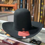 Tombstone 20X Open Crown Style Western Cowboy Fur Felt Hat - Black