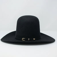 Tombstone 20X Open Crown Style Western Cowboy Fur Felt Hat - Black