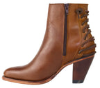 Women´s Silverton Walker All Leather Snip Toe Short Boots-Brown