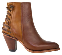 Women´s Silverton Walker All Leather Snip Toe Short Boots-Brown