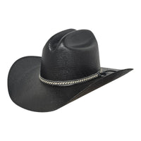 BACKROADS BLACK SHANTUNG STRAW 210 - OriginalWestern.com