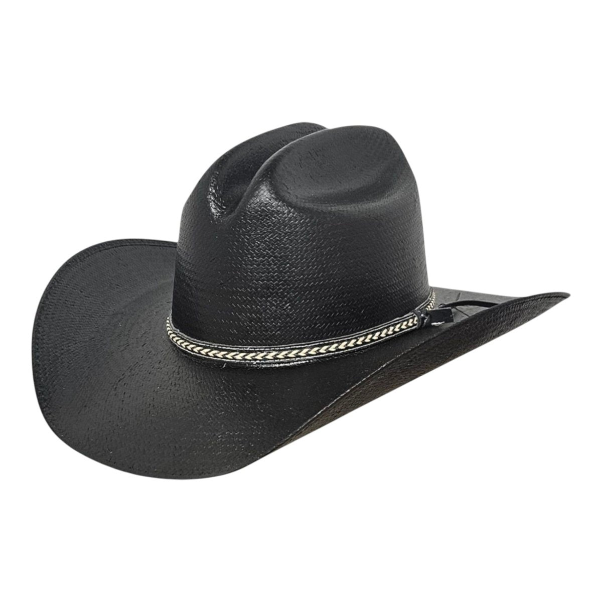 BACKROADS BLACK SHANTUNG STRAW 210 - OriginalWestern.com