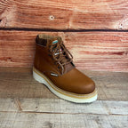 Men's Work Lace Up Leather Boots With and Without Steel Toe Est. 202