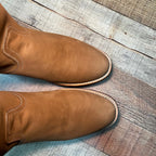 Men's Ruper Style Genuine Leather Round Soft Toe Work Boots Est. 303 Hazel
