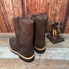 Men's Ruper Style Genuine Leather Round Soft Toe Work Boots Est. 303 Mocha