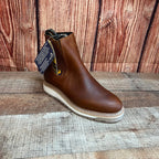 Men's Double Density Soles Oil Resistant Leather Work Half Ankle Boot Est. 427