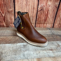Men's Double Density Soles Oil Resistant Leather Work Half Ankle Boot Est. 427
