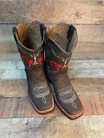 Women's Western Cowgirl Boots Genuine Leather Est. 706 Brown