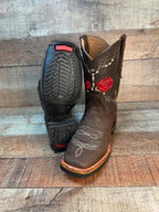 Women's Western Cowgirl Boots Genuine Leather Est. 706 Brown