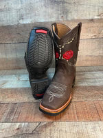 Women's Western Cowgirl Boots Genuine Leather Est. 706 Brown