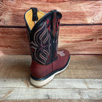 Men's Best Work Ruper Rodeo Boots Genuine Leather Oil Water Resistant Est. 698 Vino