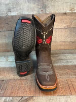 Women's Western Cowgirl Boots Genuine Leather Est. 706 Brown