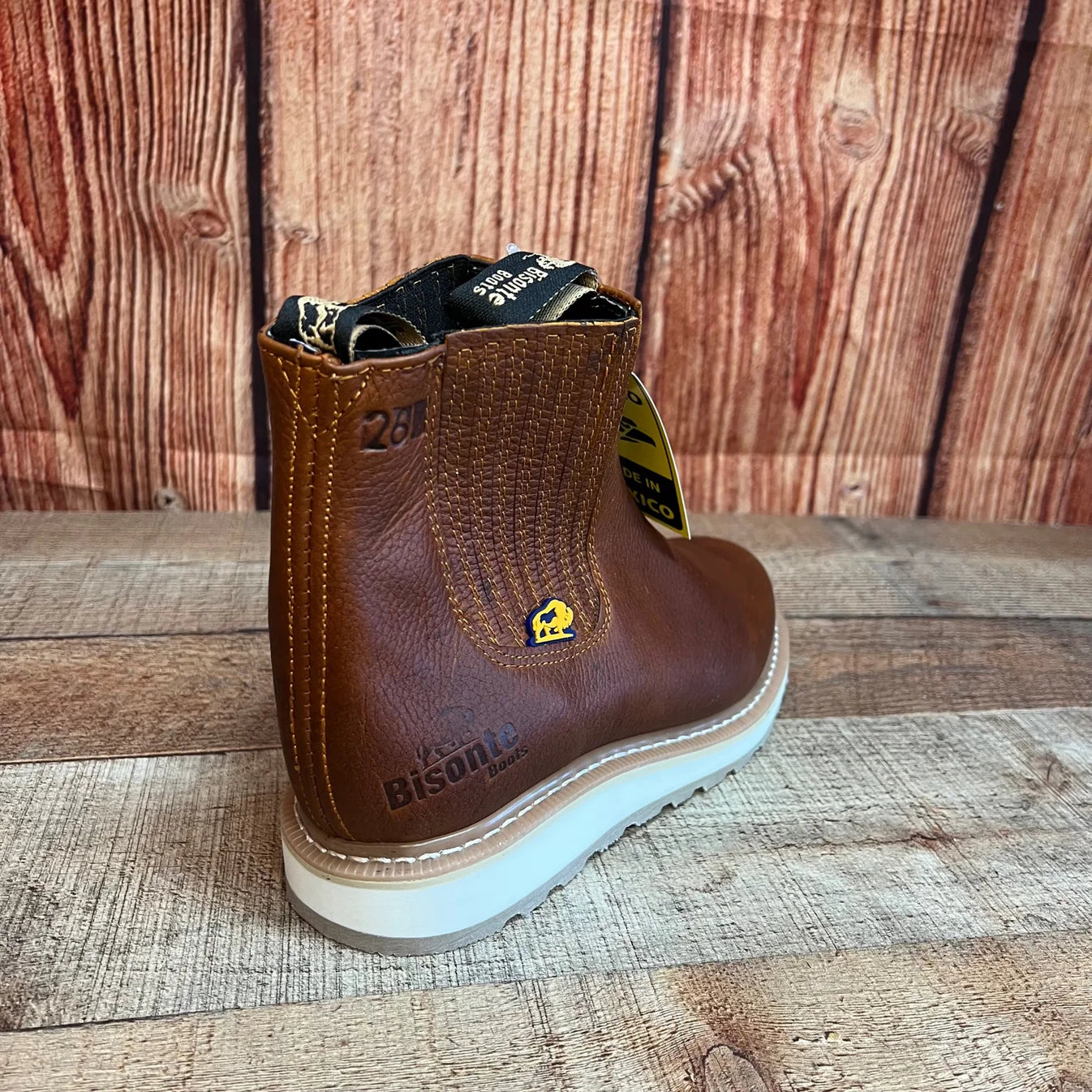 Men's Double Density Soles Oil Resistant Leather Work Half Ankle Boot Est. 427