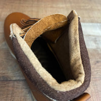 Men's Work Lace Up Leather Boots With and Without Steel Toe Est. 202