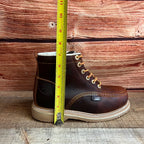 Men's Leather Laces Durable Sole Oil/Water Resistant With/Without Steel Toe J01/S01