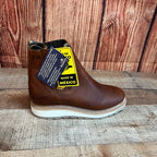Men's Double Density Soles Oil Resistant Leather Work Half Ankle Boot Est. 427