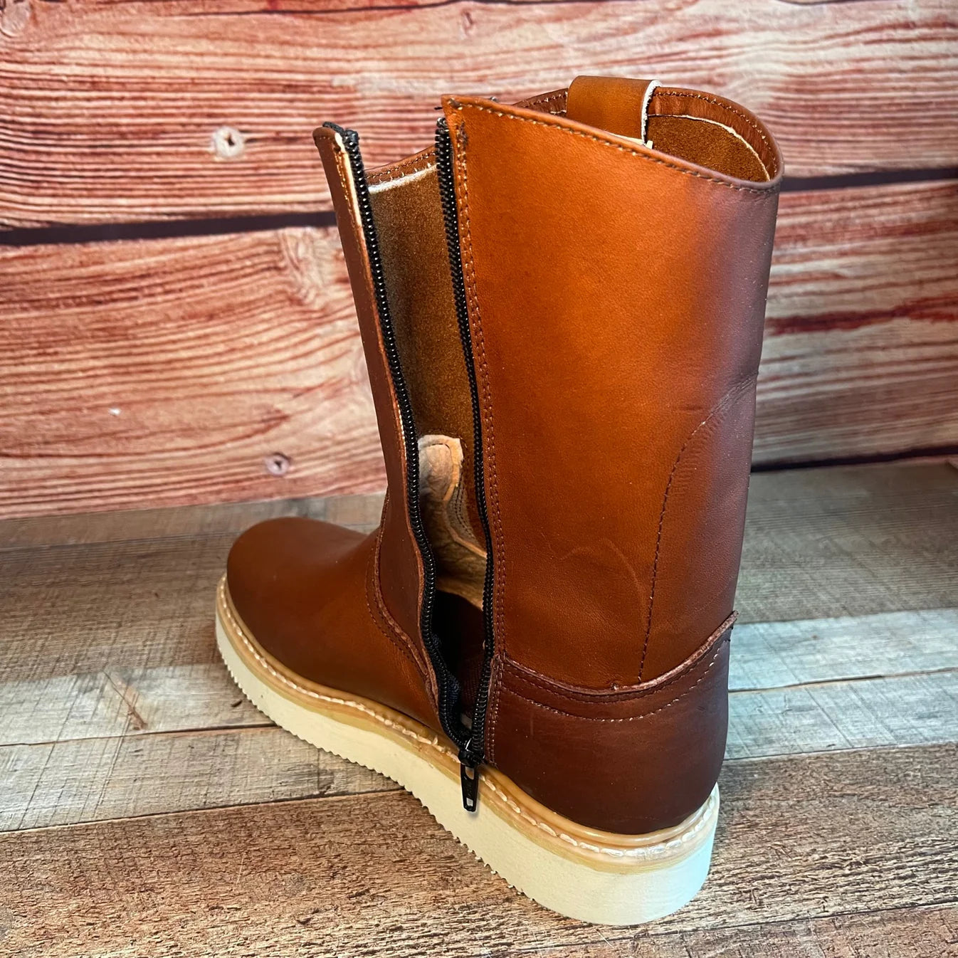 Men's Leather Zipper Work Boot Est. 2010