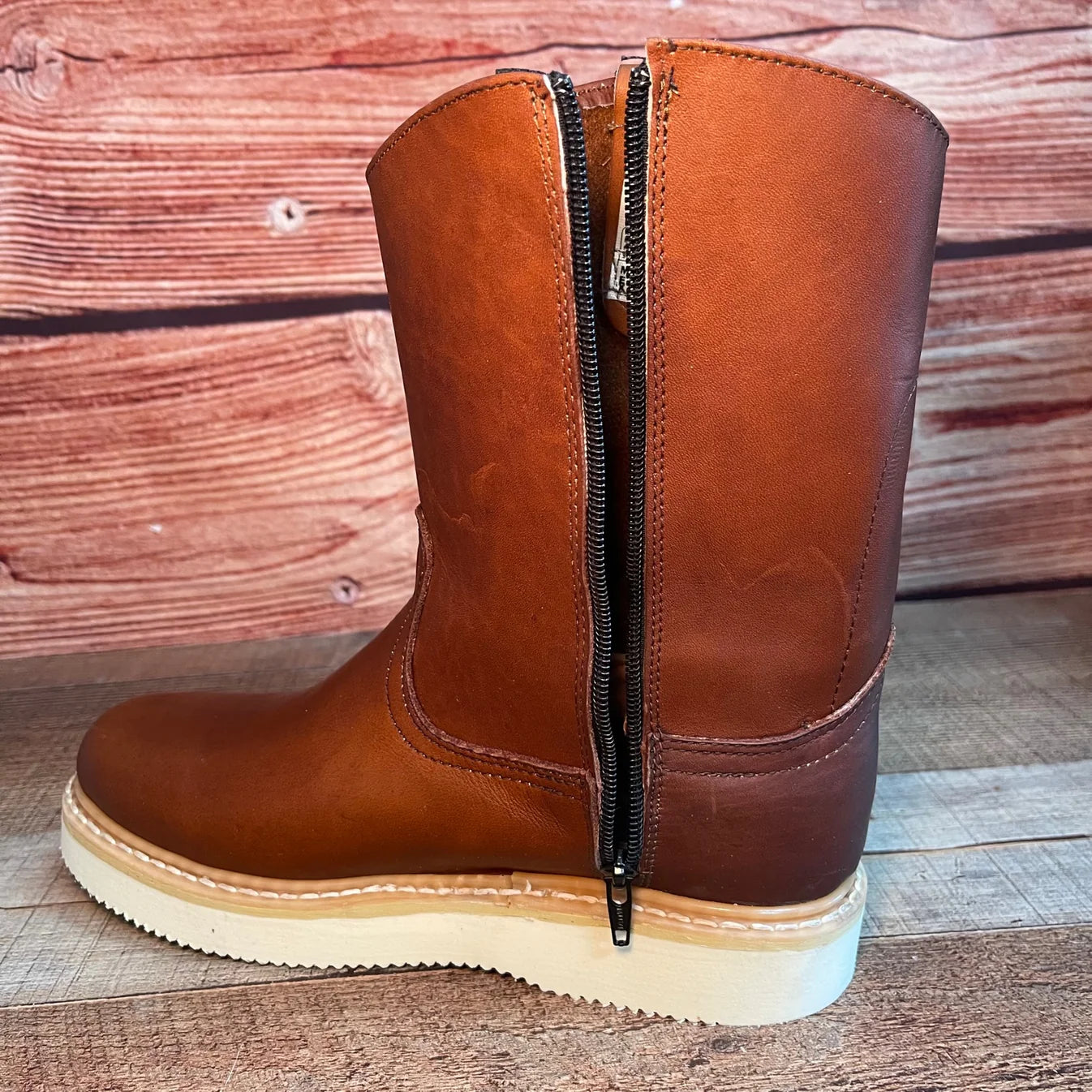 Men's Leather Zipper Work Boot Est. 2010