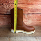 Men's Leather Light Weight Steel Toe Pull on Work Boots Est. 415