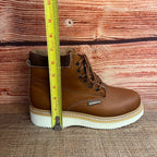 Men's Work Lace Up Leather Boots With and Without Steel Toe Est. 202