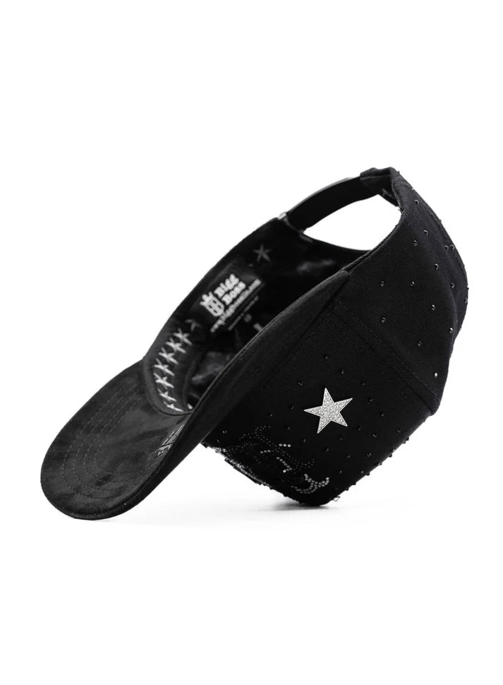 Big Boss Aniversario 1 silver Embroidered Western Ball Cap - Black - OriginalWestern.com